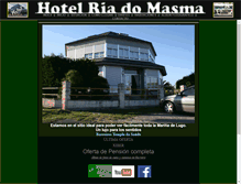 Tablet Screenshot of hotelriadomasma.com